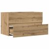 vidaXL Dulap pentru baie stejar artizanal 80x38,5x45 cm lemn prelucrat