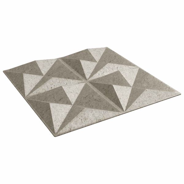 vidaXL Panouri de perete 24 pcs Beton Origami 50 x 50 cm Spumă XPS