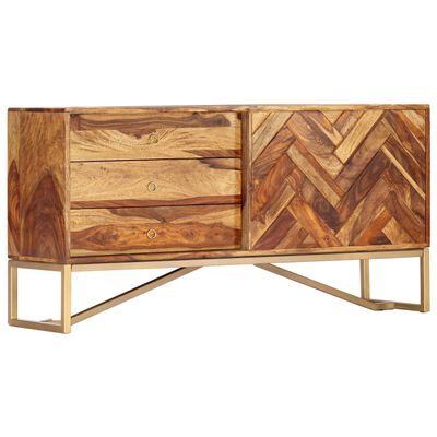 vidaXL Servantă, 118 x 30 x 60 cm, lemn masiv de sheesham