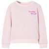 vidaXL Bluzon pentru copii, liliac deschis, 128