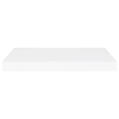 vidaXL Raft de perete suspendat, alb, 60x23,5x3,8 cm, MDF