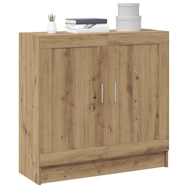 vidaXL Bibliotecă, stejar artizanal, 82,5x30,5x80 cm, lemn prelucrat