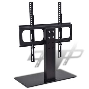 vidaXL Suport TV cu bază, fier, negru, 23"-55