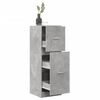 vidaXL Dulap de farmacie, gri beton, 40x41x118 cm, lemn prelucrat