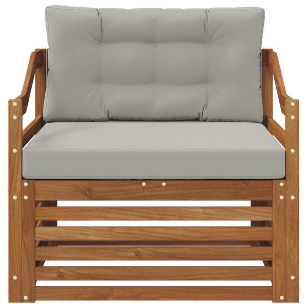 vidaXL Set de canapele de exterior Lemn Solid de Acacia natural