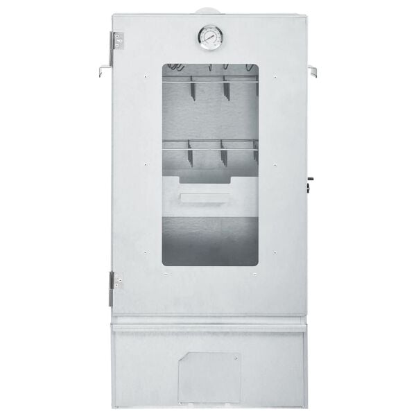 vidaXL Afumătoare cuptor/grătar, generator fum rece, oțel galvanizat