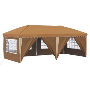 vidaXL Cort de Petrecere Pop-up 575 x 288 x 245 cm Bej