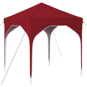 vidaXL Cort de Petrecere Pop-up 194 x 194 x 245 cm Burgundy