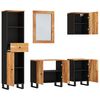 vidaXL Set mobilier de baie, 5 piese, lemn masiv de acacia