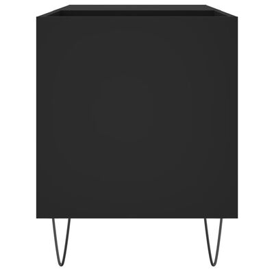 vidaXL Dulap pentru discuri, negru, 85x38x48 cm, lemn prelucrat