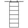 vidaXL Ușă glisantă cu set feronerie, 76x205 cm, sticlă ESG/aluminiu