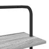 vidaXL Raft pentru cărți sonoma gri 60 x 24 x 168 cm Lemn compozit