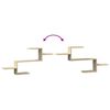 vidaXL Raft de perete, stejar sonoma, 104x15x49 cm, lemn prelucrat