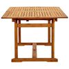 vidaXL Set mobilier de grădină, 5 piese, lemn masiv acacia/textilenă