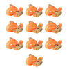 vidaXL Chingi fixare cu clichet, 10 buc, 0,4 tone, 6mx25mm, portocaliu