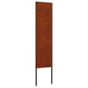 vidaXL Ecran de intimitate pentru grădină Traforaj Ruginit 32 x 140 cm