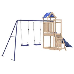 vidaXL Set de joacă pentru exterior, lemn masiv de pin