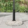 vidaXL Bază pentru umbrelă Manual Multicolour &Oslash; 45 x 33 cm Beton