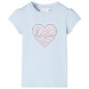 Tricou pentru copii, albastru deschis, 116