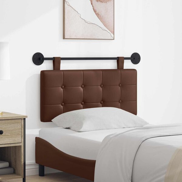 vidaXL Cap de pat suspendat Pe perete Piele artificială