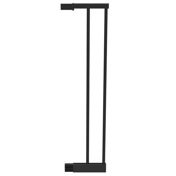 Noma Extensie poartă de siguranță Easy Pressure Fit negru 14 cm metal