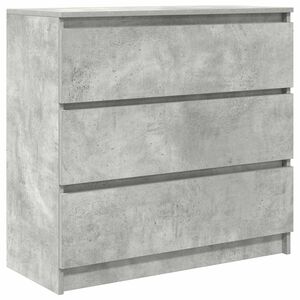 vidaXL Bufetă Gri Beton 80x35x76 cm Lemn prelucrat