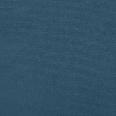 vidaXL Cadru de pat, albastru închis, 90x200 cm, catifea