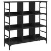 vidaXL Servantă, negru, 102x32x103,5 cm, lemn prelucrat