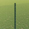 vidaXL Gard cu St&acirc;lp Verde 1,4 x 50 m Oțel și PVC