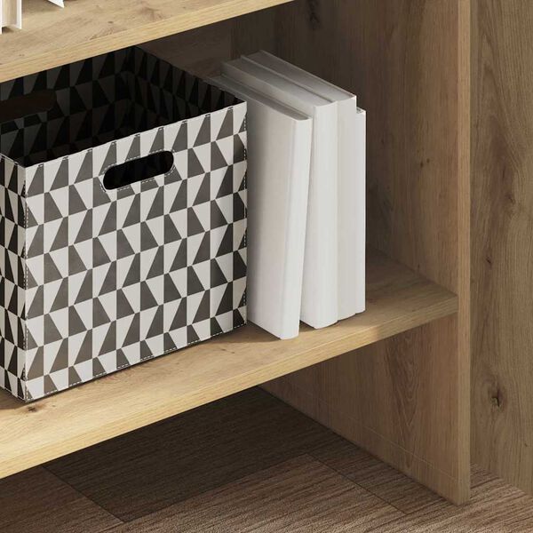 vidaXL Dulap pentru cărți Stejar Artizanal 60 x 35 x 180 cm