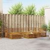vidaXL Set de canapele de exterior 7 pcs natural
