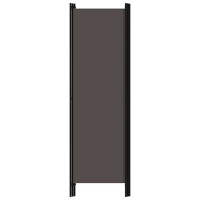 vidaXL Paravan de cameră cu 3 panouri, antracit, 150 x 180 cm