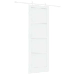 vidaXL Ușă glisantă Alb 83 x 232 cm Lemn masiv de pin