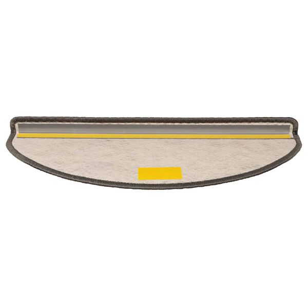 vidaXL Covorașe scară autoadezive aspect sisal 30 buc. gri/bej