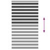 vidaXL Jaluzea tip zebra neagră lățime țesătură 115,9 cm poliester