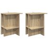 vidaXL Masă de cafea 2 pcs Stejar Sonoma 40 x 30 x 49 cm