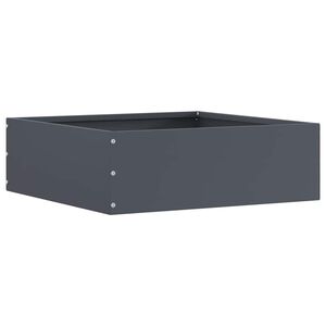vidaXL Margine pentru gazon 40 x 40 x 13 cm Oțel Antracit