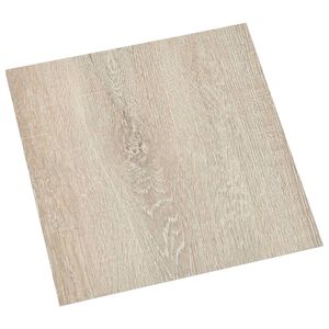 vidaXL Plăci de Pardoseală Bej 5,11 m&sup2; 55 buc. PVC