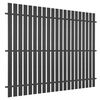 vidaXL Panou de gard, antracit, 180 x 180 cm, aluminiu