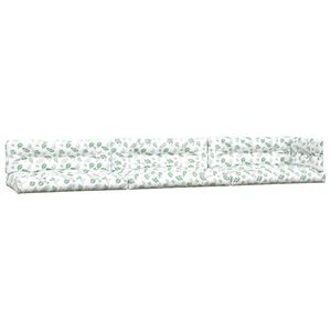 vidaXL Perne de paleți, 7 buc., model cu frunze, material textil