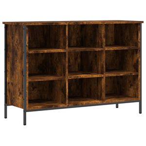 vidaXL Pantofar, stejar fumuriu, 100x35x70 cm, lemn compozit