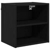 vidaXL Dulap suspendat Stejar Negru 40 x 29,5 x 40 cm Lemn compozit