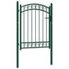 vidaXL Porti gard EMMEN 104 x 98,5 cm Blocat Oțel vopsit &icirc;n pulbere