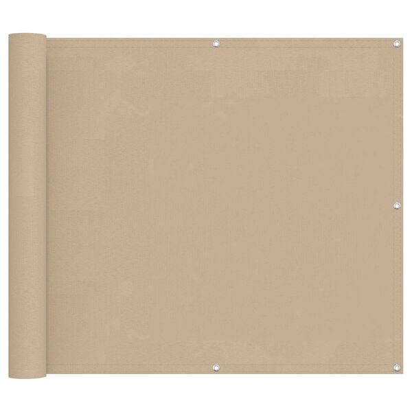 vidaXL Ecran de balcon Oxford alu acoperit cu PU