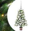 vidaXL Brad de Crăciun Verde 65 cm PE