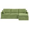 vidaXL Canapea Verde deschis 198 x 134 x 80 cm Catifea