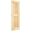 vidaXL Ușă glisantă NARVIK Natural și Negru 70 x 210 cm (213,5 cm)