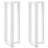 vidaXL Picioare de masă de bar &icirc;n formă de T, 2 buc., alb, 40x35x(110-111) cm, oțel