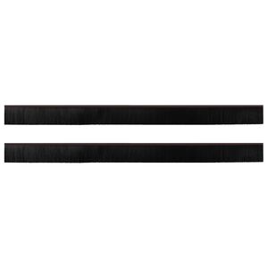 vidaXL Dopuri pentru uși autoadezive 2 pcs Maro 100 cm