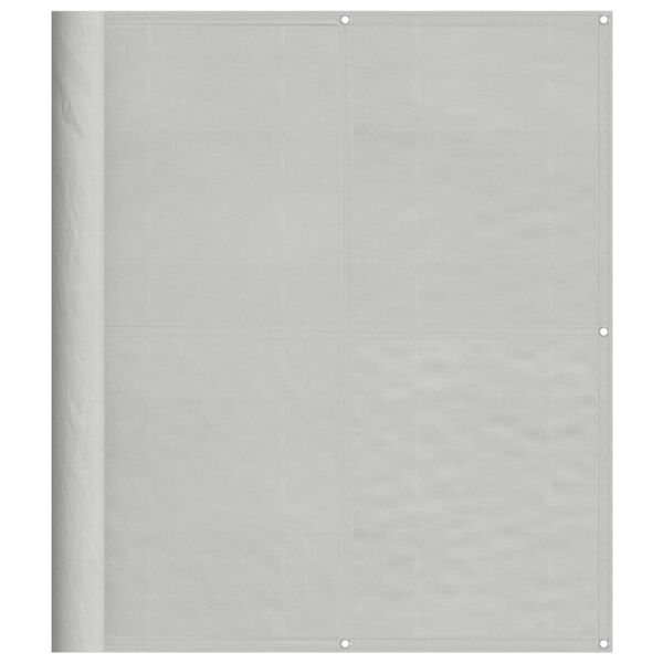 vidaXL Paravan de balcon gri deschis 120x400 cm 100% poliester oxford